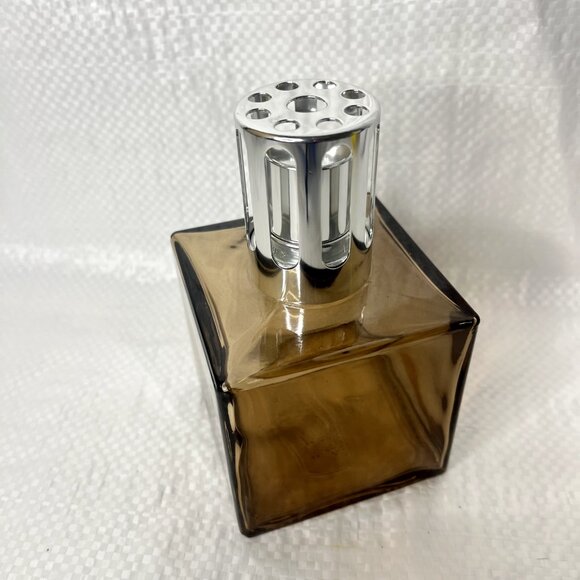Lampe Berger Paris brown Glass Catalytic Home Fragrance Lamp 3" square - Picture 5 of 12
